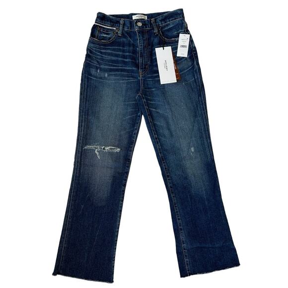 MOUSSY VINTAGE NWT | Rhode High Rise Flared Leg Denim Jeans | size 27 - Picture 4 of 7